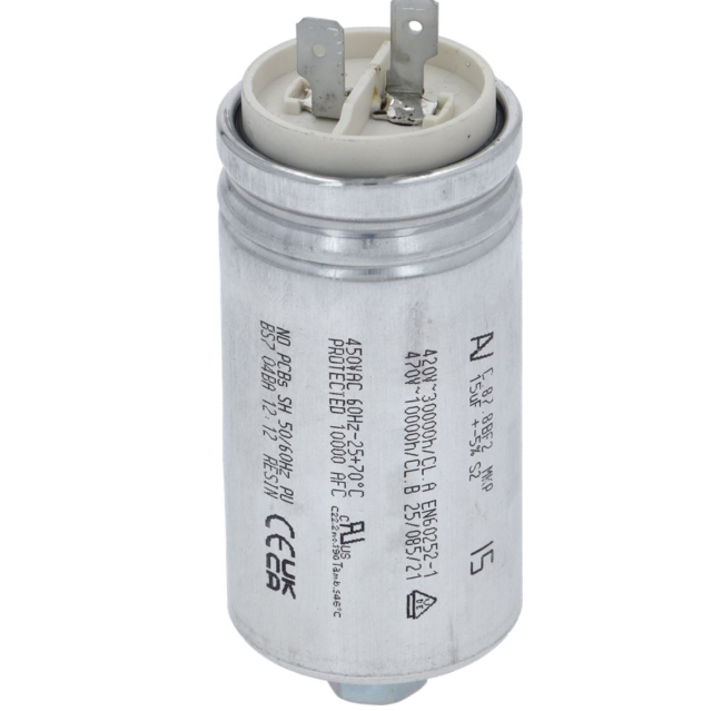 Capacitor for power factor correction 15µF 450V 50/60Hz