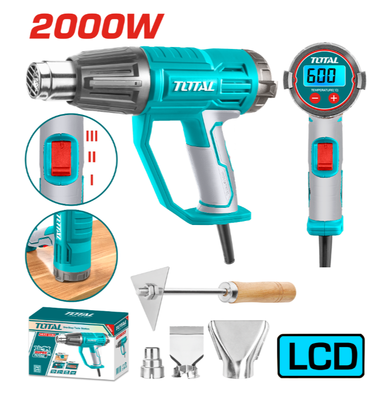 Total Heat Gun 2000W 350°C-550°C